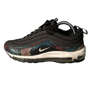 Nike Air Max 97 Rainbow Snake Athletic Sneakers Women Size 11 Colorful Punk